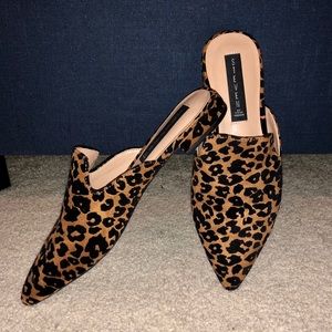 Steve Madden Leopard Mules